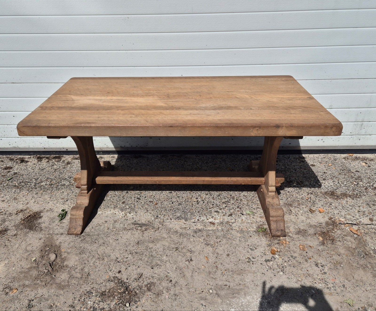 Massief eiken tafel, Antiek en Kunst, Antiek | Meubels | Tafels, Ophalen