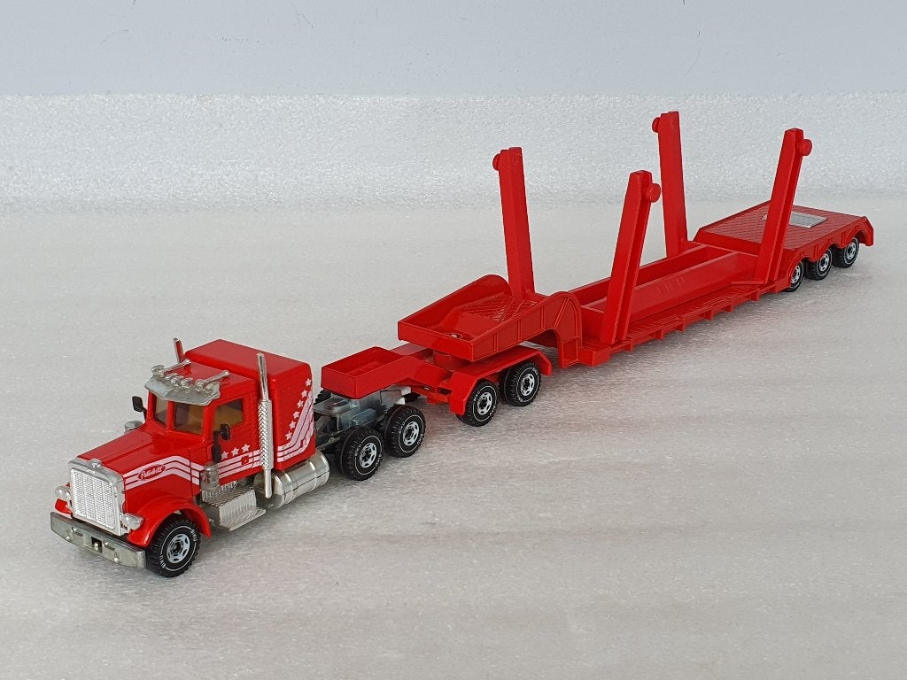 Siku: Peterbilt 359 Yacht Transporter (4014), Ophalen of Verzenden, Gebruikt, Bus of Vrachtwagen