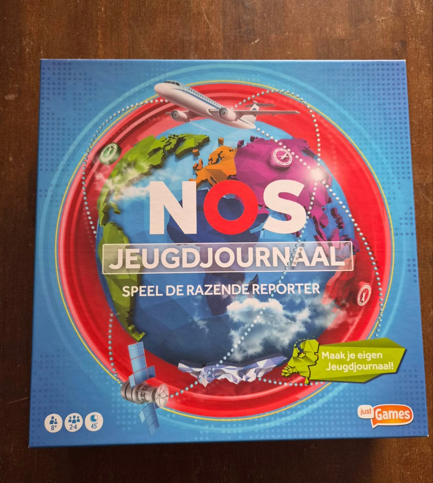 Bordspel NOS jeugdjournaal, de razende reporter, Ophalen of Verzenden, Zo goed als nieuw
