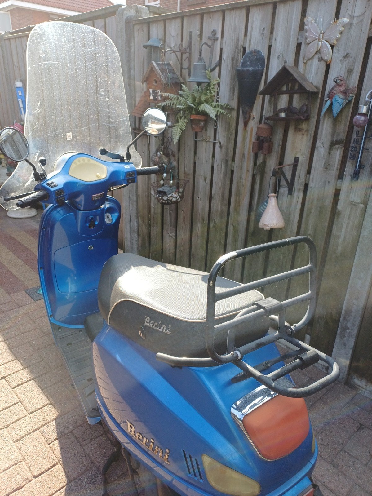 Blauwe berini scooter, Ophalen, Gebruikt, Benzine, Overige merken