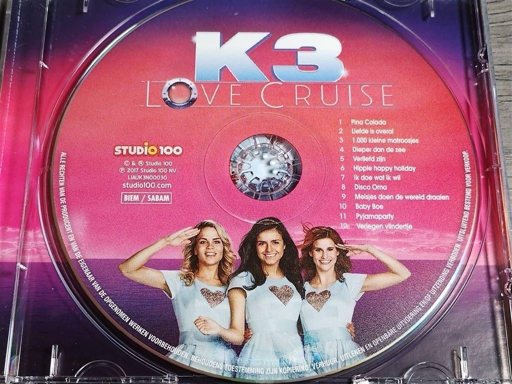 K3 ‎– Love Cruise, Ophalen of Verzenden, Zo goed als nieuw