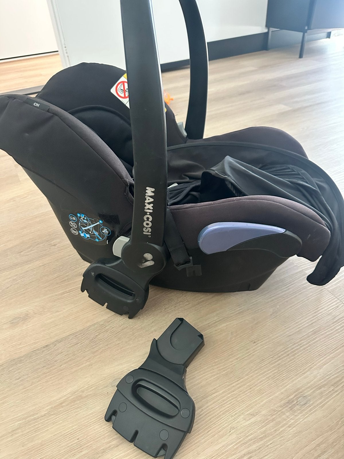 Maxi-Cosi Citi autostoel met adapters, Ophalen, Zijbescherming, 0 t/m 13 kg, Maxi-Cosi