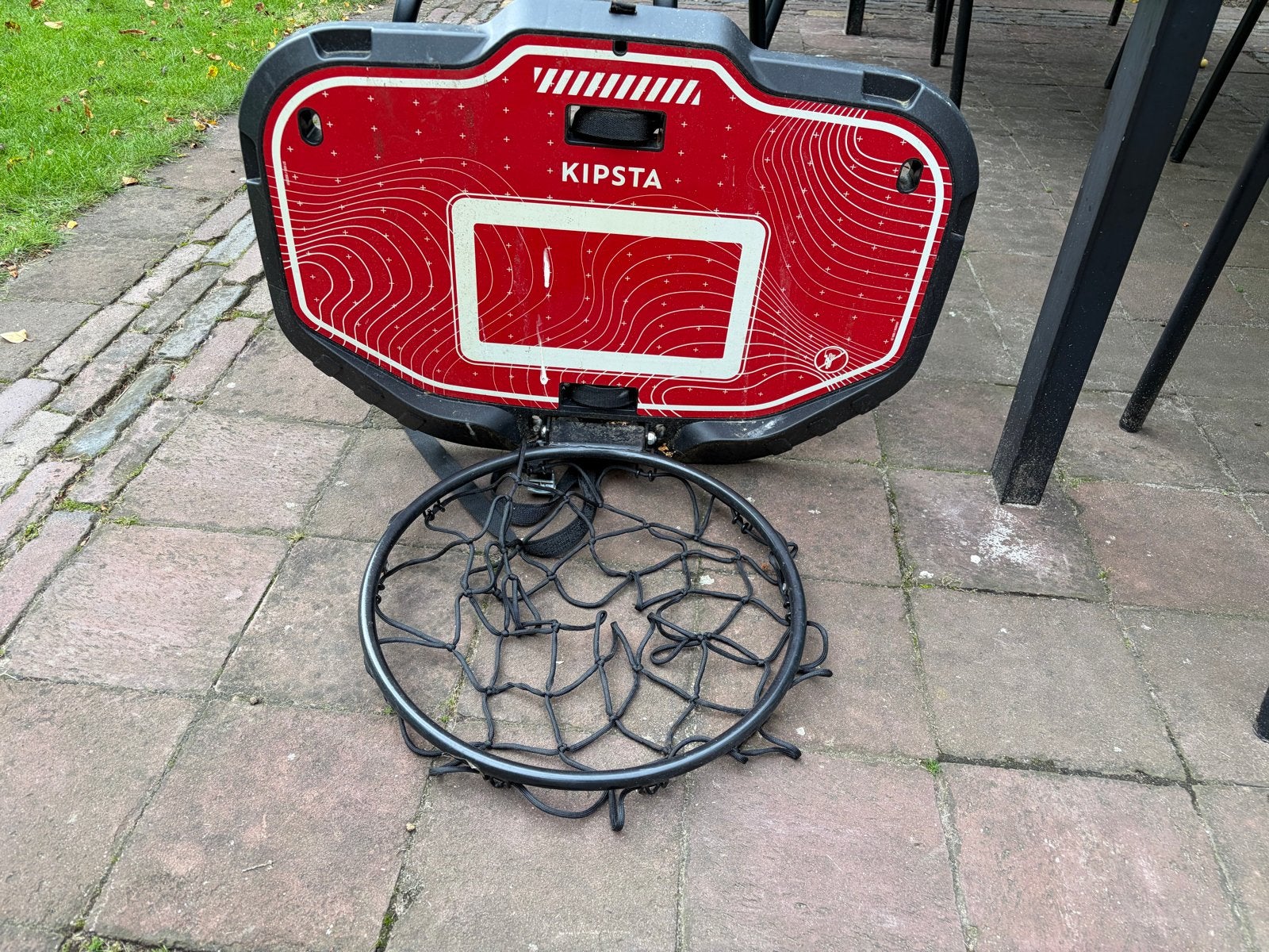 Kipsta basketbalnet met bord, Ophalen, Gebruikt, Ring, Bord of Paal