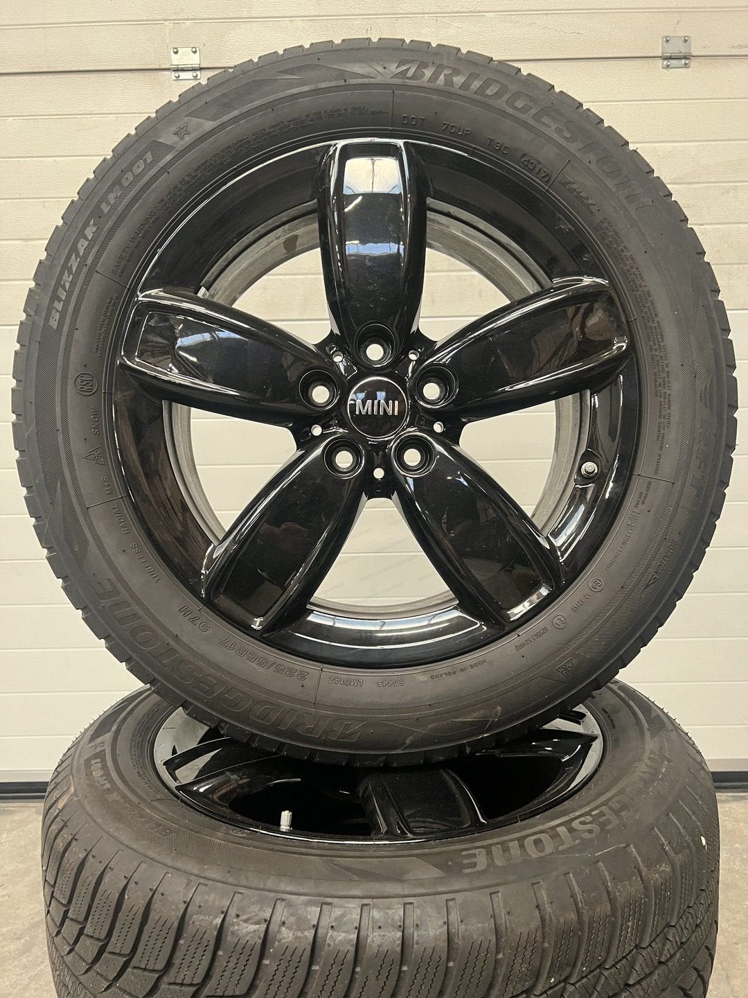 17"' MINI COOPER S JCW COUNTRAYMAN F60 VELGEN WINTERBANDEN R, Auto-onderdelen, Banden en Velgen, Gebruikt, -, -, Banden en Velgen