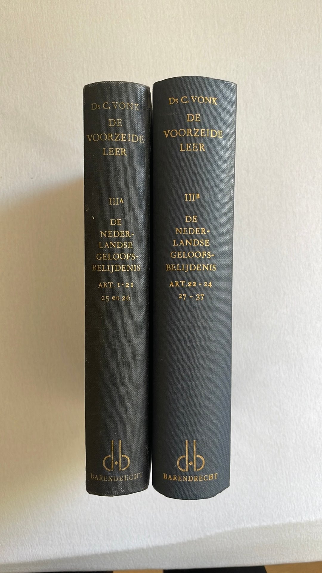Ds. C. Vonk. De Nederlandse Geloofsbelijdenis, Ophalen of Verzenden, Zo goed als nieuw