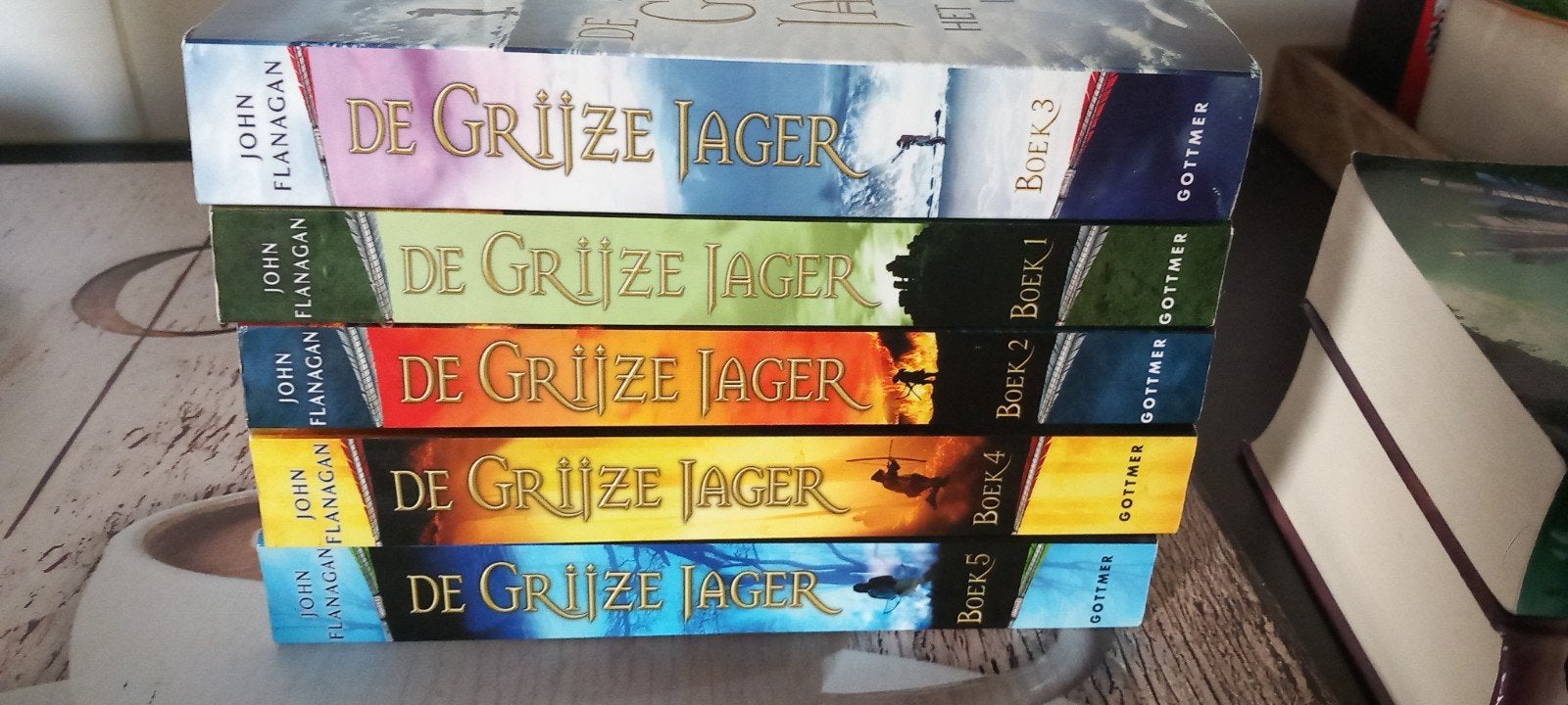 De Grijze Jager Boekenreeks - John Flanagan (10 boeken), Ophalen, Gelezen, John Flanagan