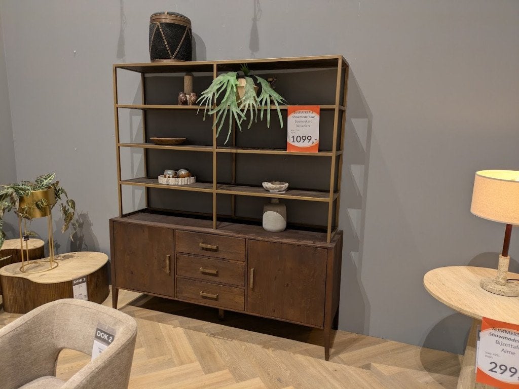 NIEUWE BOEKEN KAST TOWERLIVING STERK AFGEPRIJSD