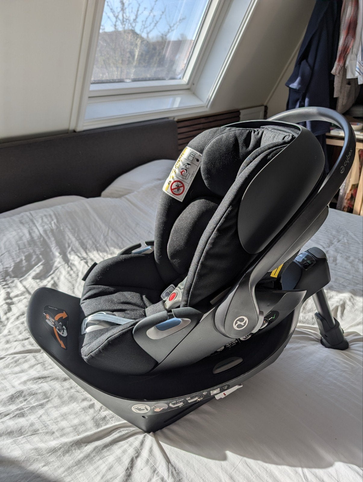TEAB - Maxi Cosi - Cybex Cloud I-size incl Base, Verstelbare rugleuning, Zo goed als nieuw, Isofix, 0 t/m 13 kg