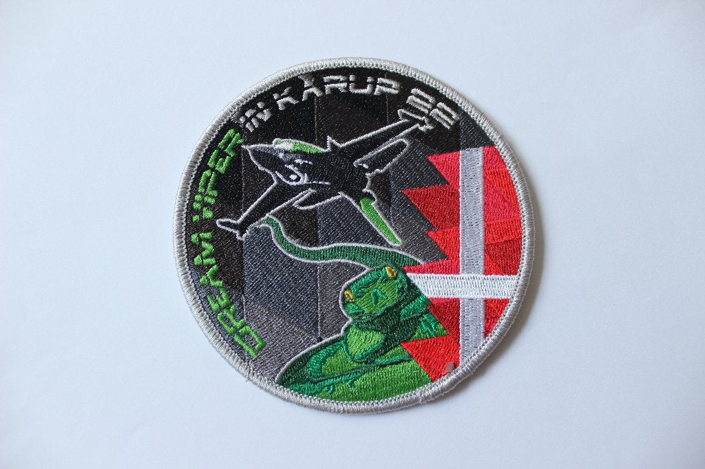 patch  Belgium  f-16 solo display  karup 2022, Verzamelen, Verzenden, Zo goed als nieuw, Patch, Badge of Embleem