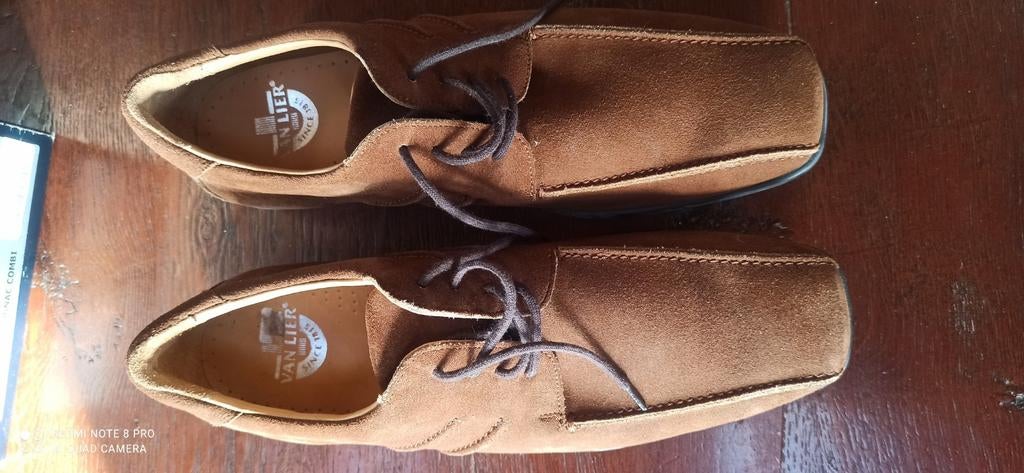 Herenschoenen, merk Van Lier,  kleur cognac, Ophalen of Verzenden, Nieuw, Bruin