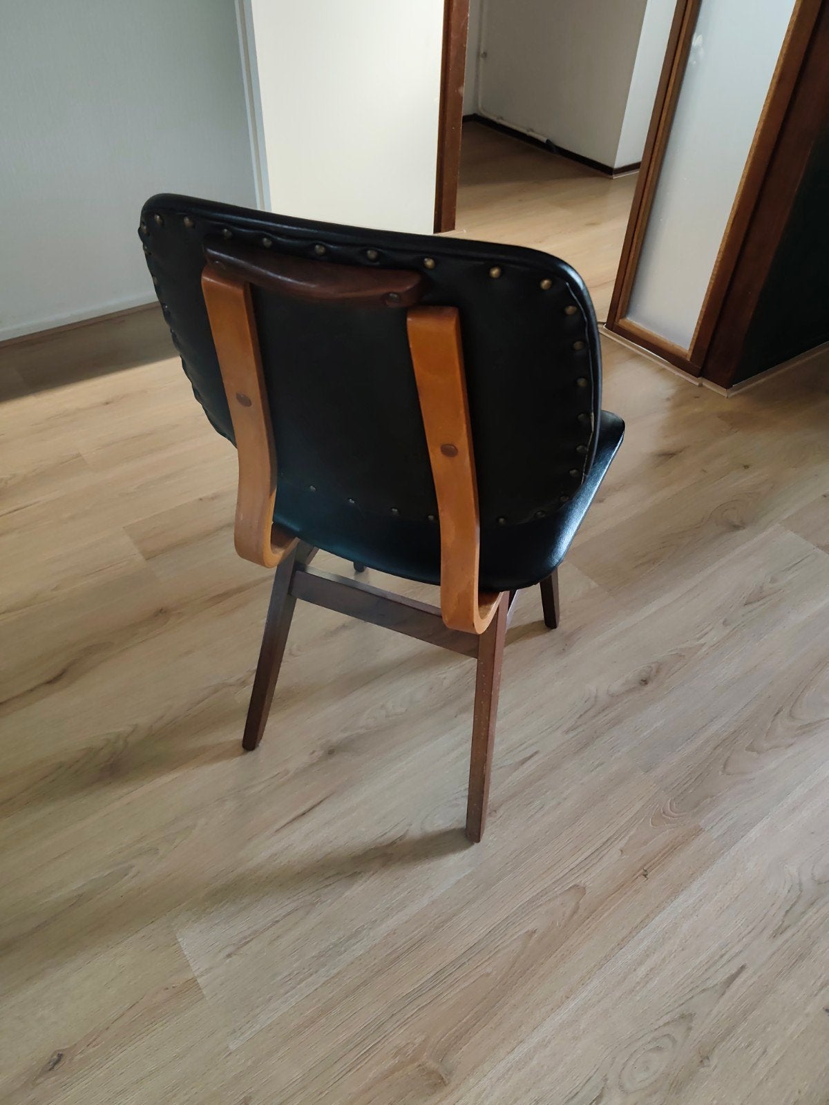 jaren 70 stoelen, Ophalen, Gebruikt, Bruin, Hout