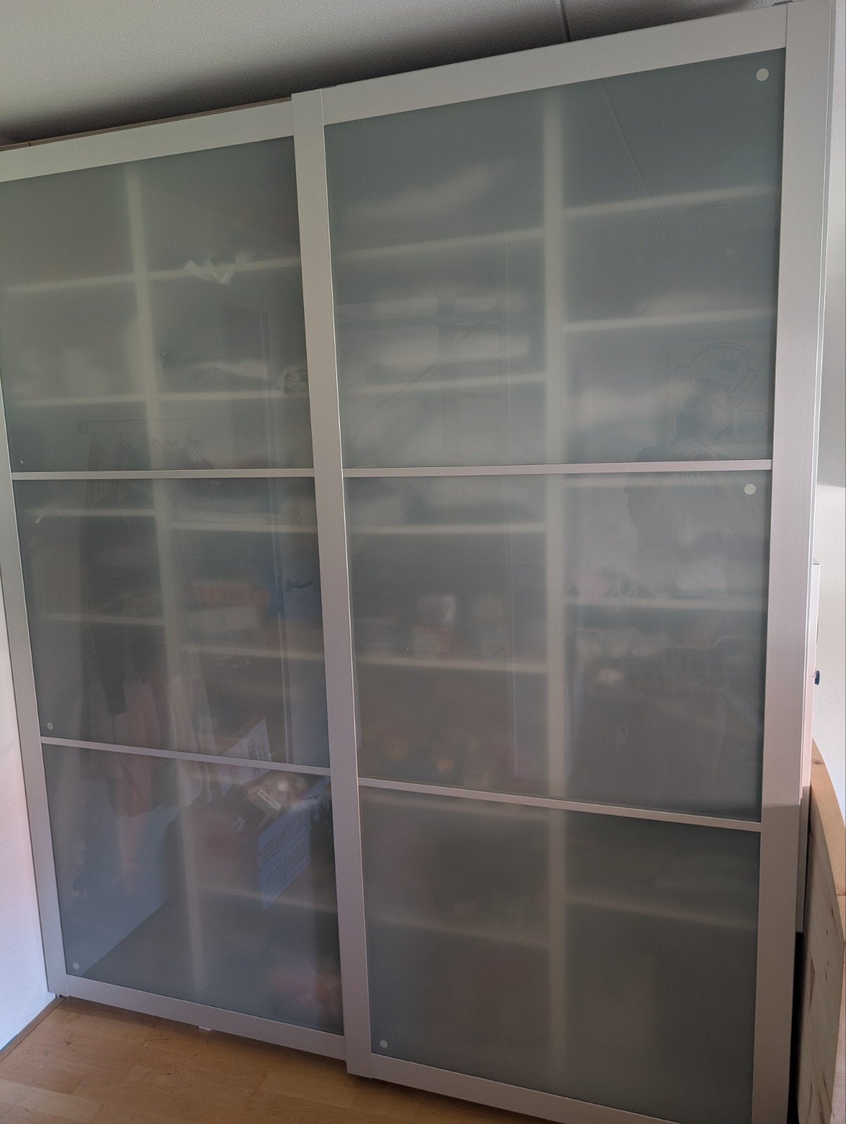 Schuifdeuren voor Ikea Pax voor kast: br 200 cm x h 236, Ophalen, Gebruikt, Glas, 200 cm of meer