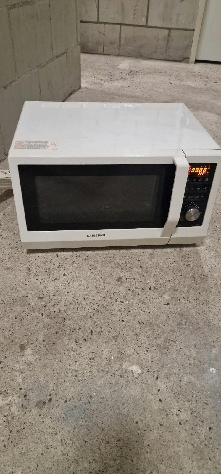 combimagnetron Samsung, Ophalen, Gebruikt