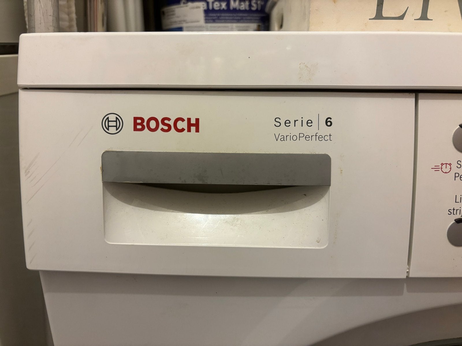 Bosch Serie 6 VarioPerfect Wasmachine - 8kg, 1400 toeren, Ophalen, Gebruikt, 85 tot 90 cm, 1200 tot 1600 toeren