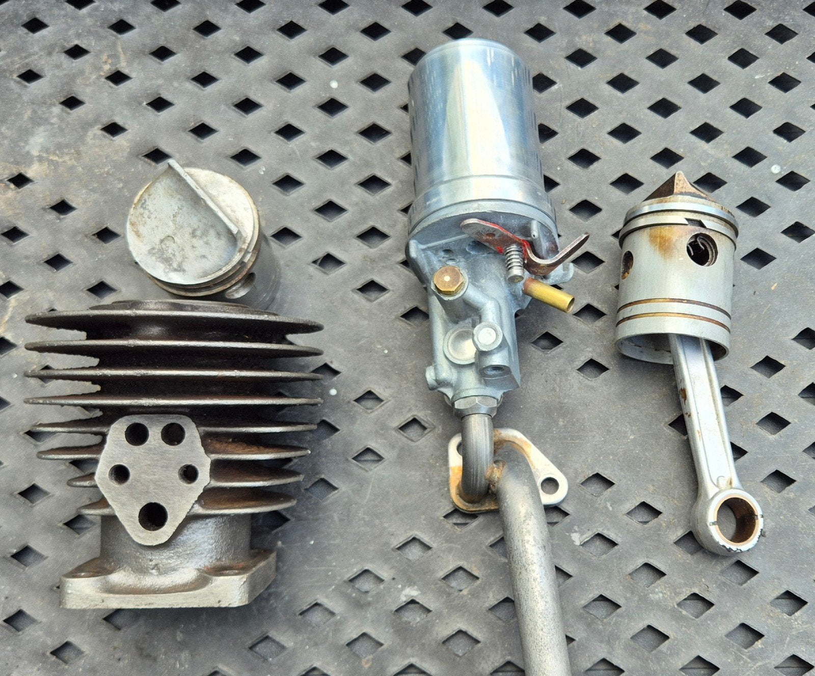 Solex 45 cc motor onderdelen - complete set, Ophalen of Verzenden, Gebruikt, Blok, Solex