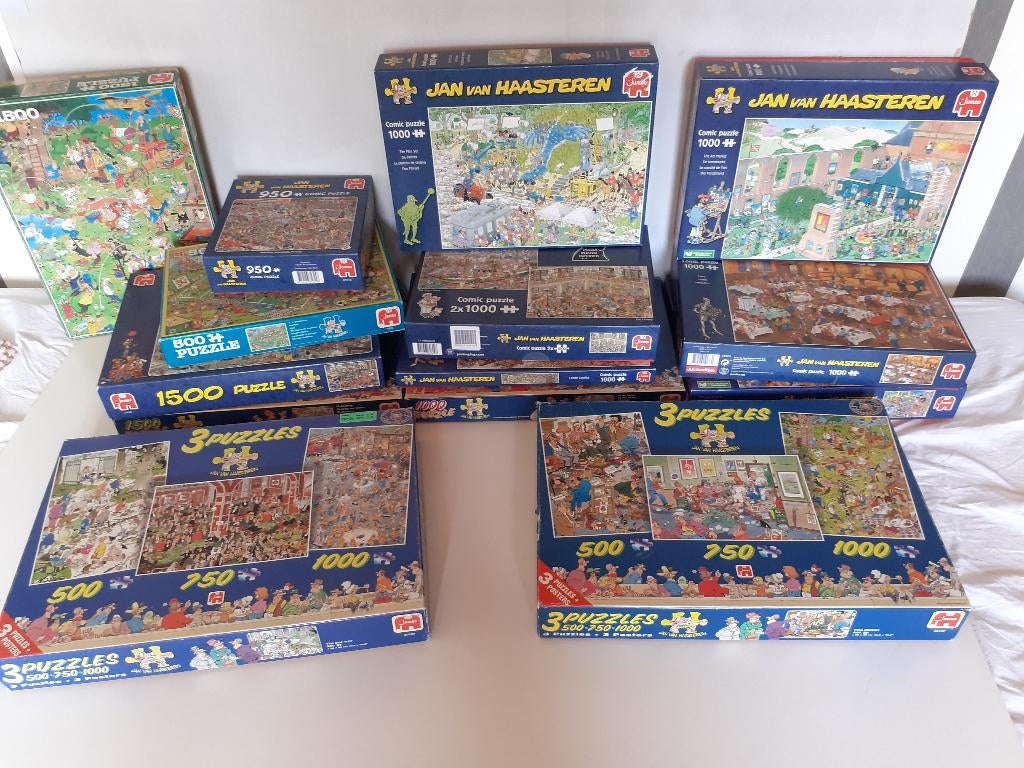 Jan van Haasteren Puzzels., Ophalen of Verzenden, 500 t/m 1500 stukjes, Gebruikt