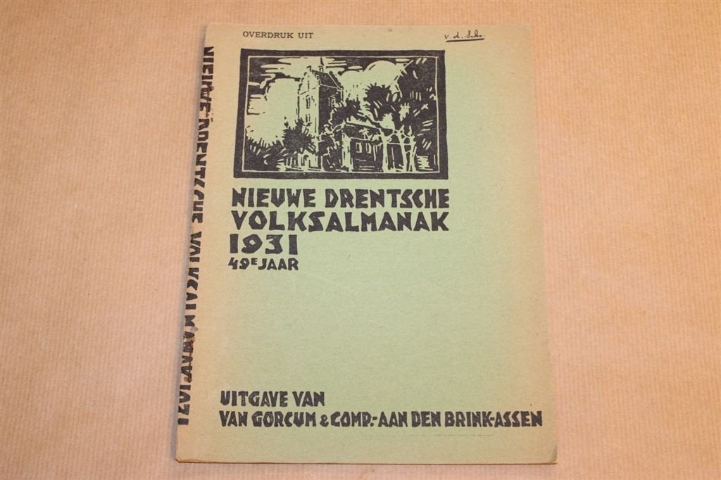 Overdruk Nieuwe Drentsche Volkslamanak 1931, Boeken, Ophalen of Verzenden, Zo goed als nieuw