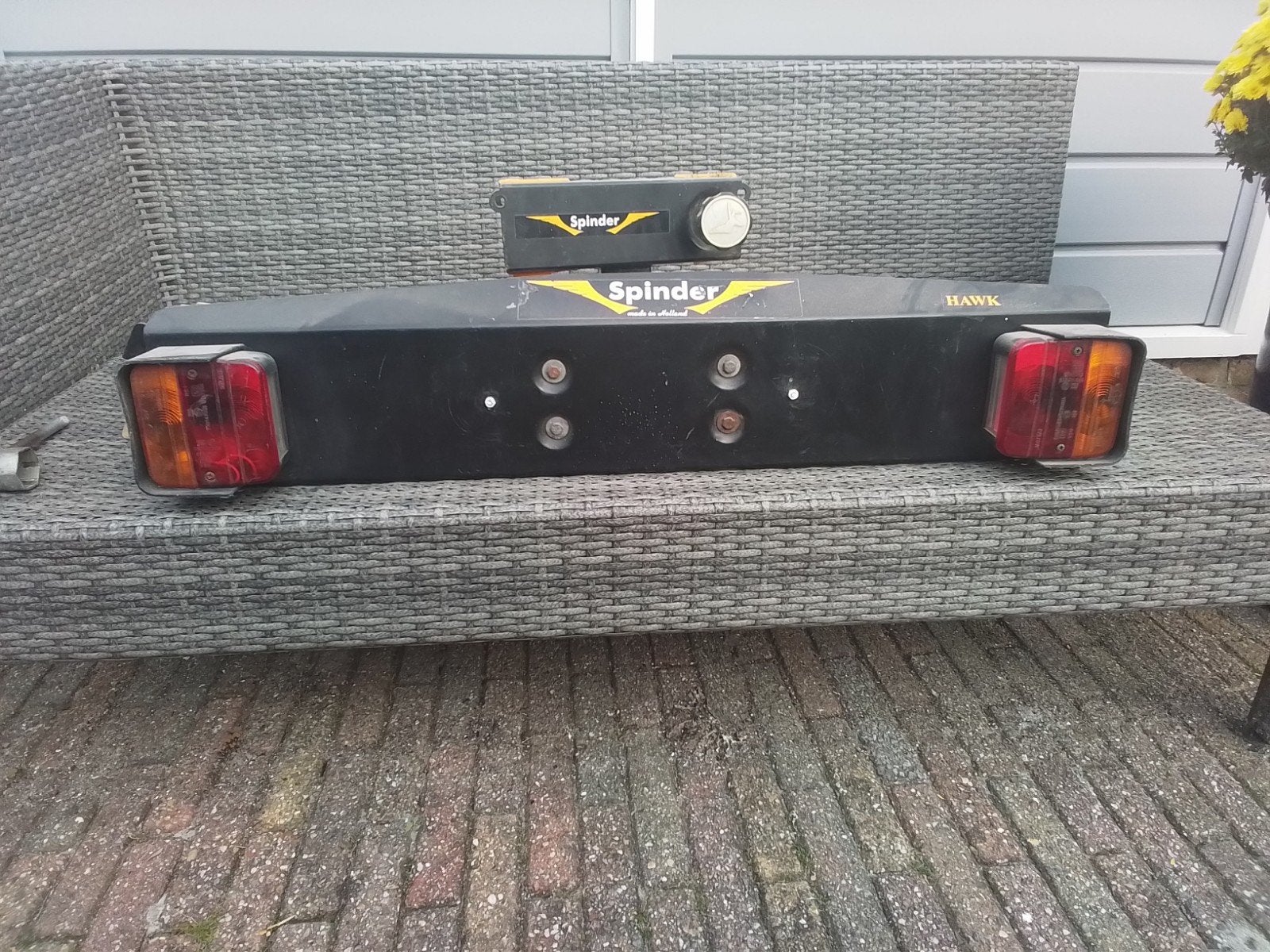 Spinder Hawk fietsendrager voor trekhaak, Ophalen of Verzenden, 2 fietsen, Gebruikt, Trekhaakdrager
