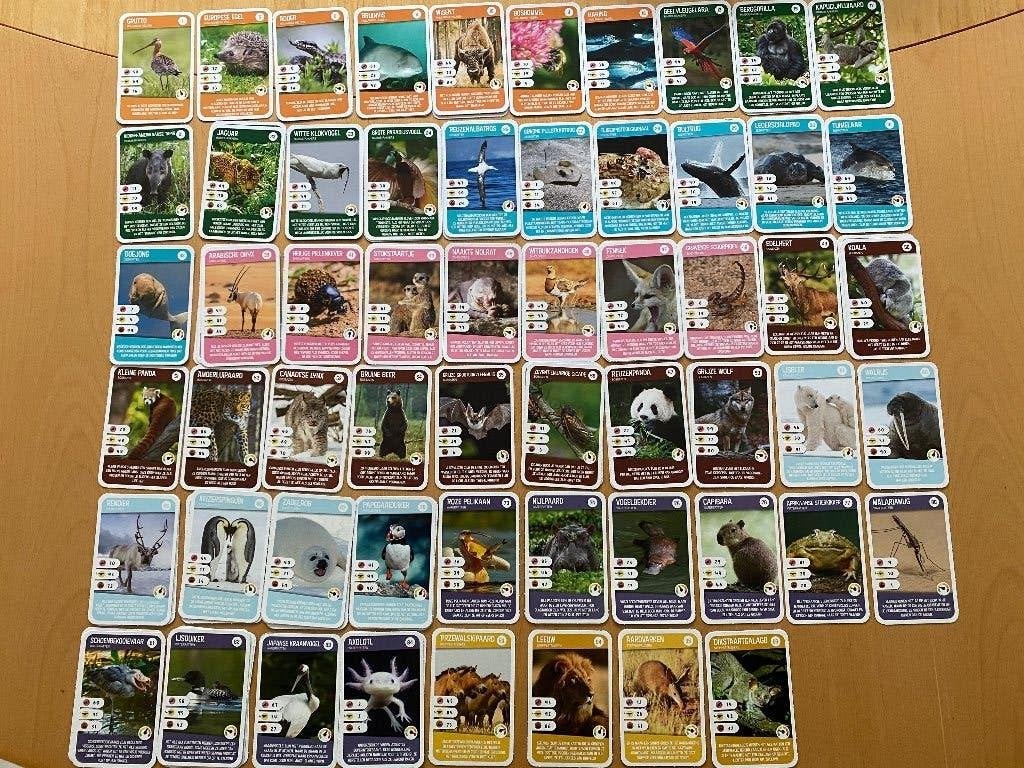 Dierenkaarten Albert Heijn - Complete set, Verzamelen, Ophalen of Verzenden, Zo goed als nieuw
