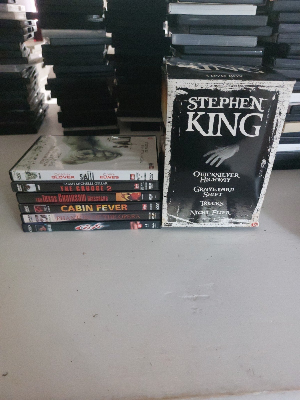 Horror DVD's - Diverse collectie inclusief Stephen King box, Ophalen of Verzenden