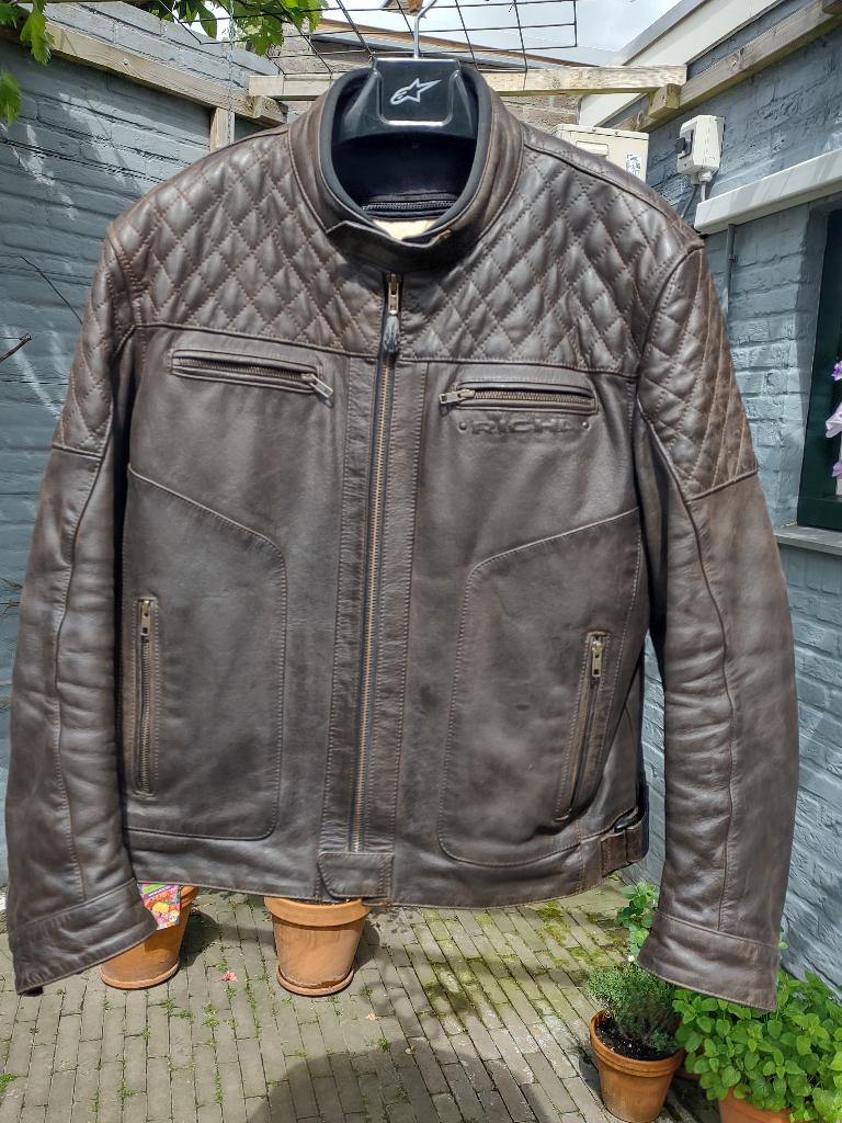 Richa leren motorjas, Motoren, Kleding | Motorkleding, Heren, Jas | leer, Ophalen of Verzenden, Richa