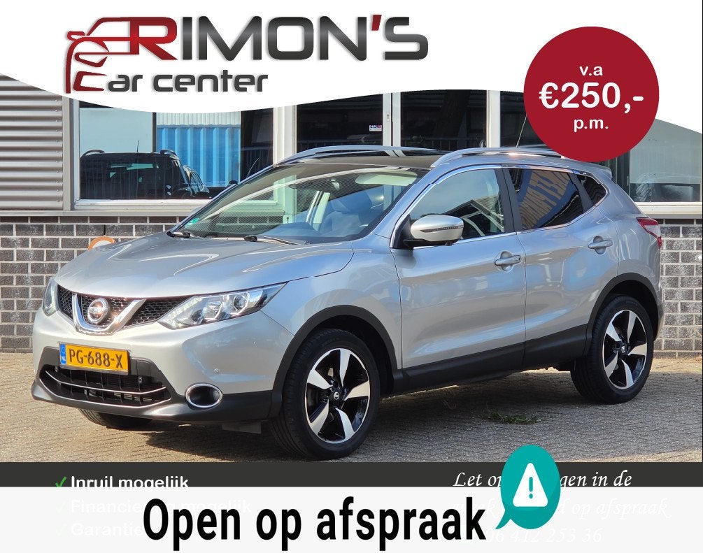 Nissan Qashqai 1.2 N-Connecta Pano 360 Camera KeyLesse Entry, Auto's, Nissan, Voorwielaandrijving, Gebruikt, 4 cilinders, 116 pk