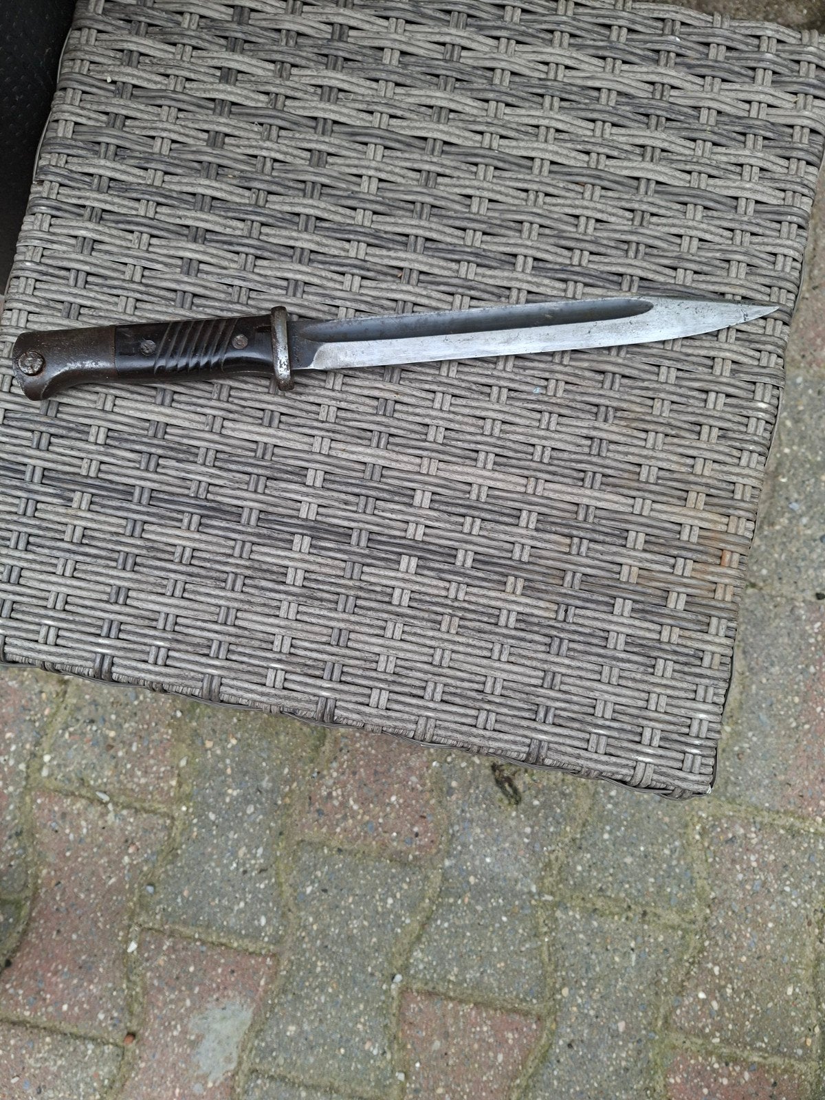 Duitse k98 bajonet 1938, Ophalen of Verzenden, Landmacht, Duitsland, Mes of Dolk