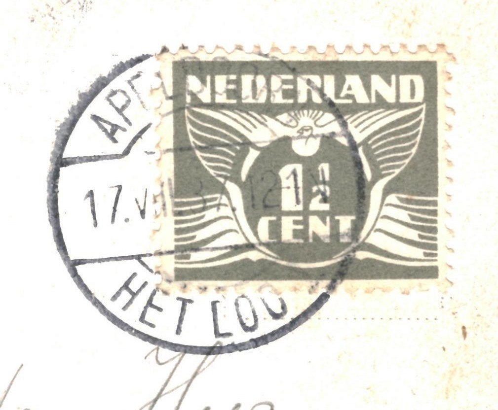 968369	Apeldoorn	Monument	Berg en Bosch	1937, Ophalen of Verzenden, 1920 tot 1940, Gelopen, Gelderland
