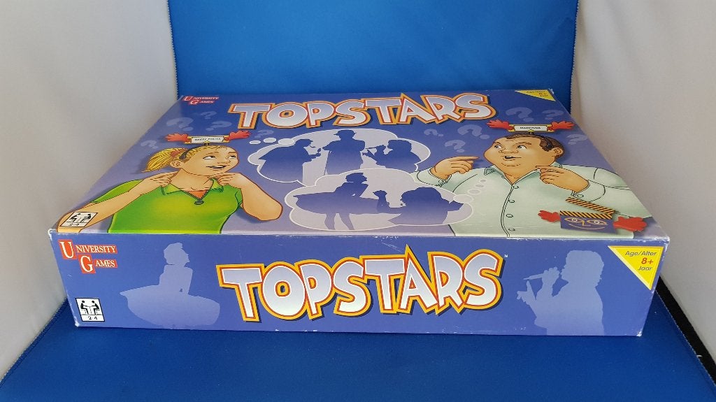 TopStars, Wie ben ik spel, University Games. 2A16, Hobby en Vrije tijd, Gezelschapsspellen | Bordspellen, Tweedehands verkoop