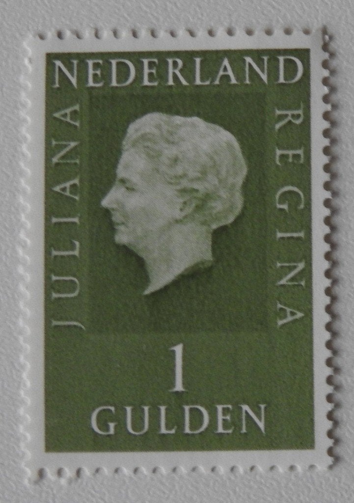Postzegel  1 Gulden Juliana 1969, Postzegels en Munten, Verzenden, Na 1940, Postfris