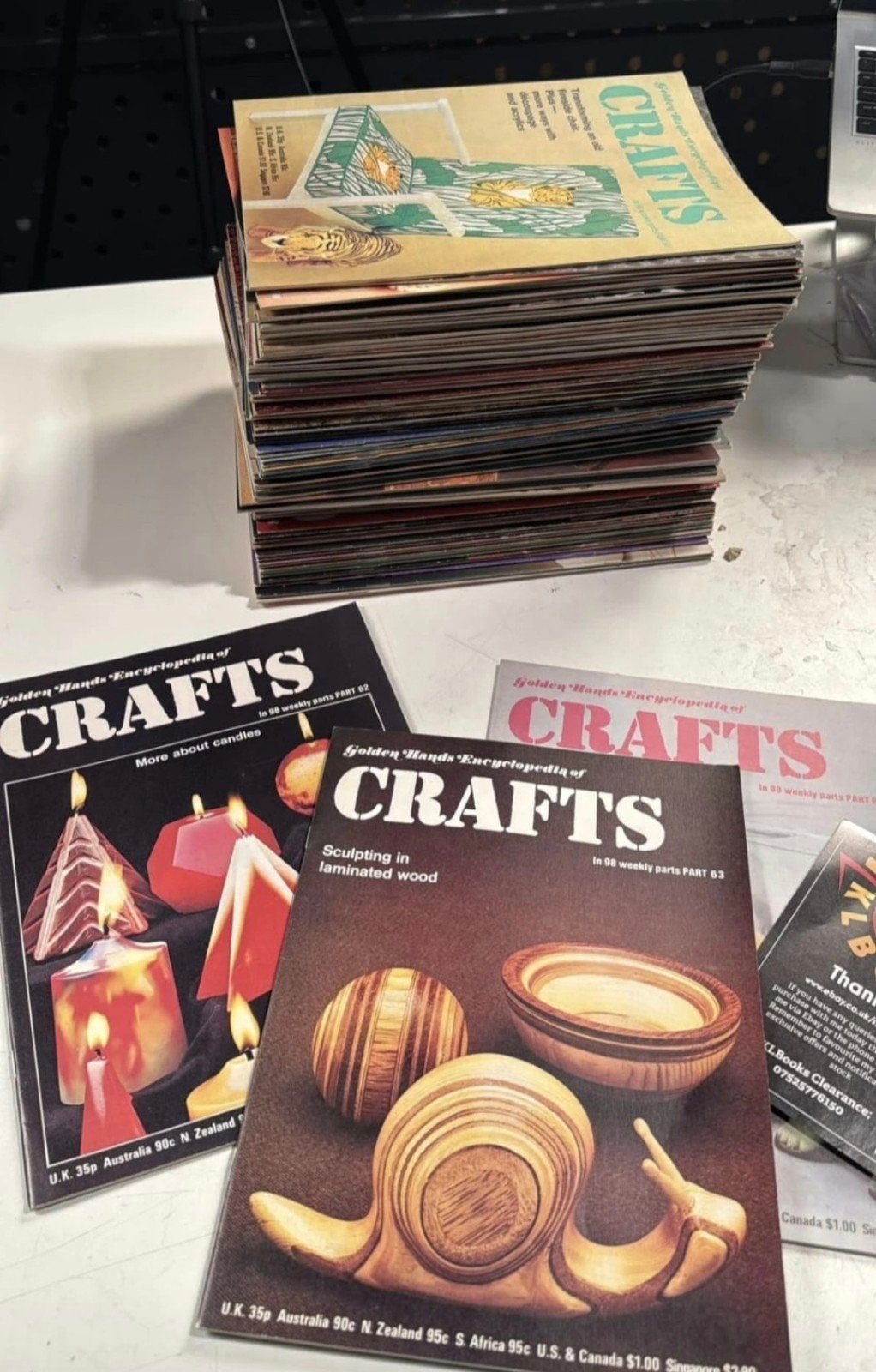 Golden Hands Encyclopaedia of Crafts Magazines 1 tm 98, Ophalen of Verzenden, Gelezen, Overige onderwerpen