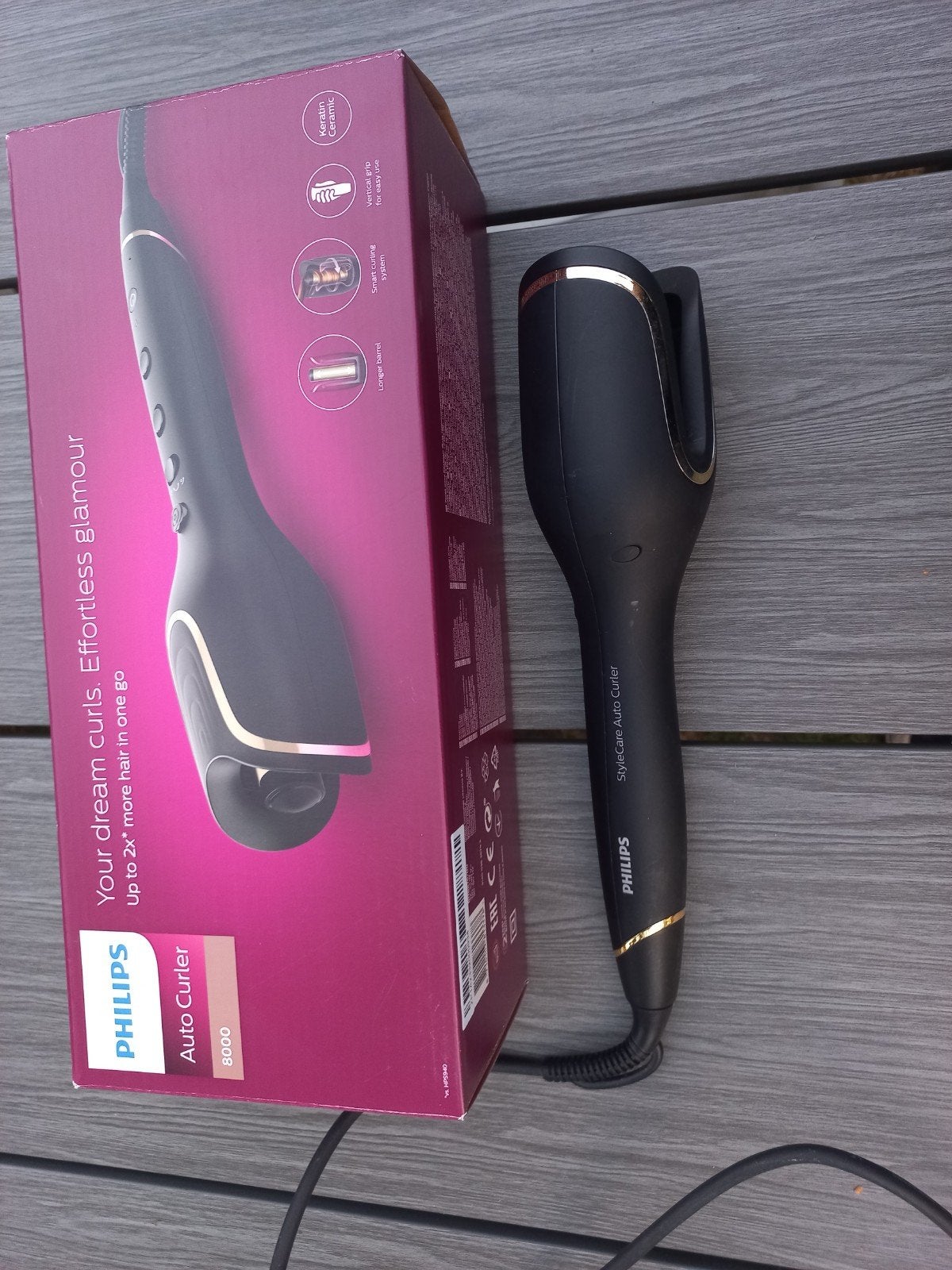 Philips StyleCare Auto Curler 8000 - Automatische krultang, Ophalen, Zo goed als nieuw, Haarverzorging