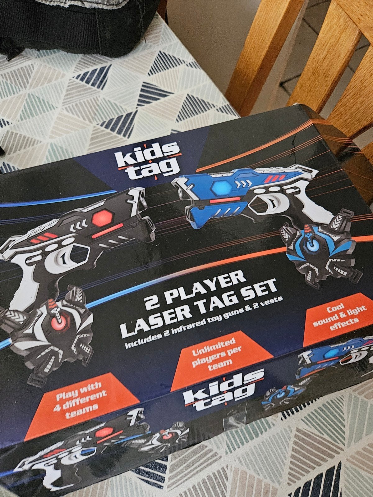 lasergame set, Kinderen en Baby's, Speelgoed | Buiten | Actiespeelgoed, Ophalen of Verzenden, Zo goed als nieuw
