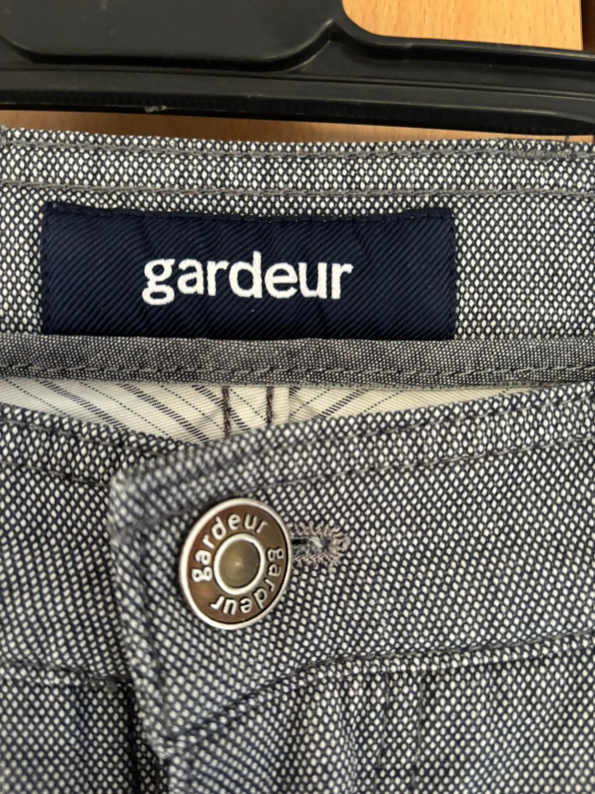 Gardeur zomer broek blauw heren, Verzenden, Zo goed als nieuw, Maat 52/54 (L), Blauw