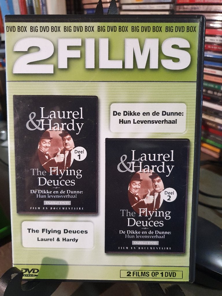 The Flying deuces en hun levensverhaal - Laurel & Hardy DVD, Ophalen, Alle leeftijden, Zo goed als nieuw, Komedie