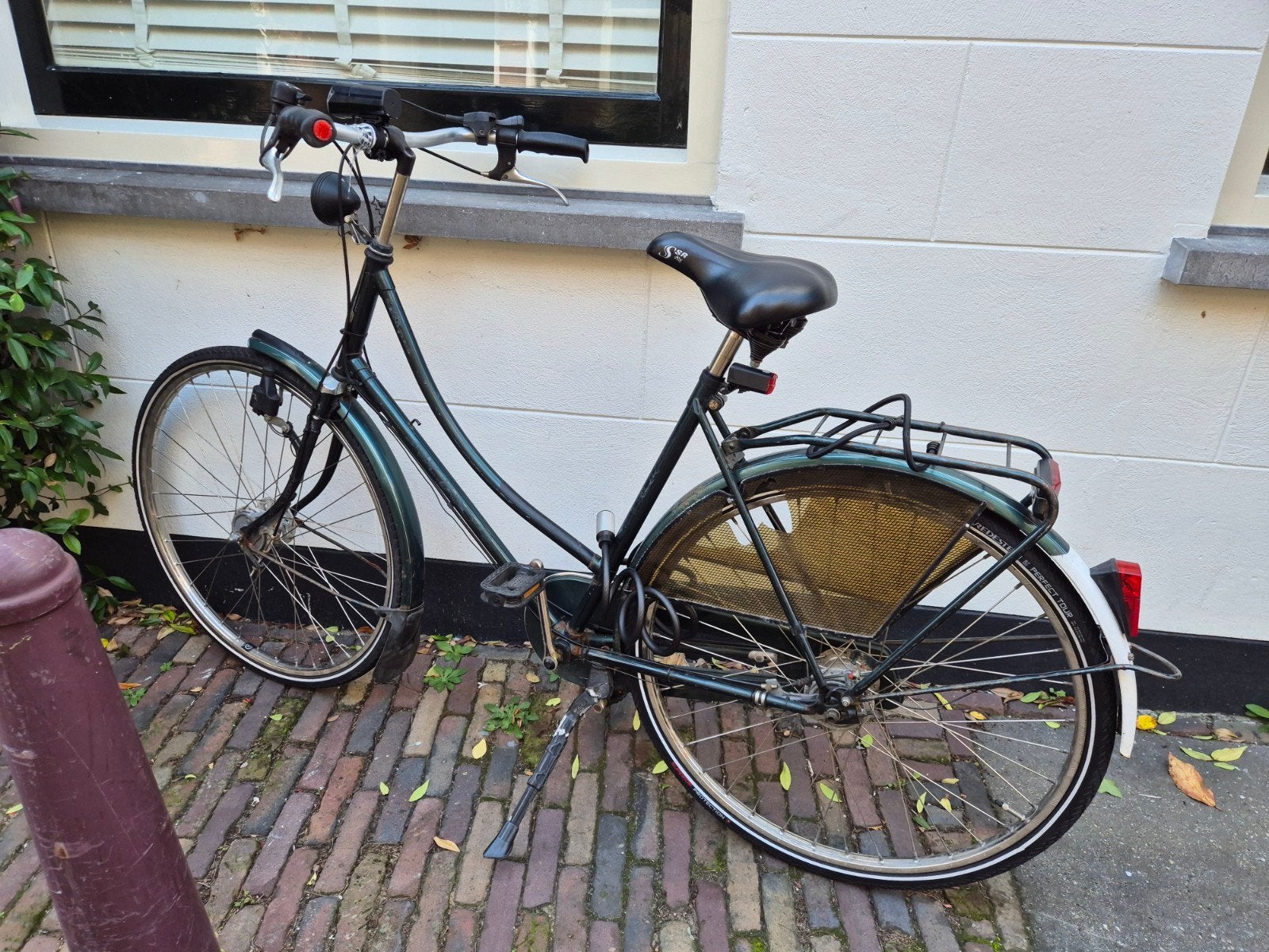 Retro fiets 28 inch met 6 versnellingen en handremmen, Ophalen