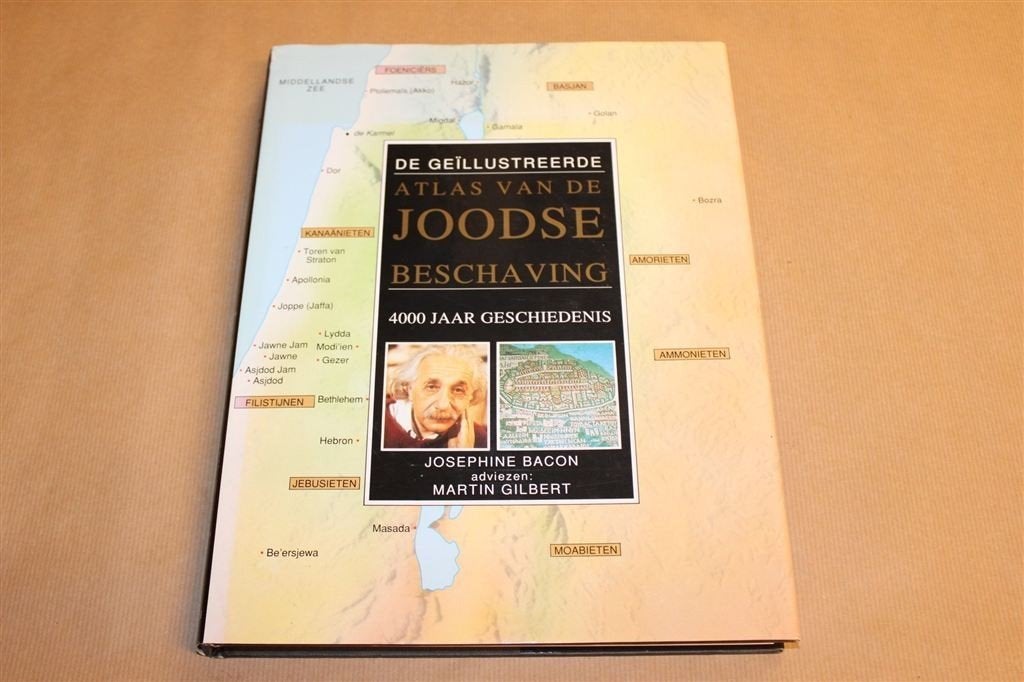 Atlas van de Joodse Beschaving — Historie in Kaarten, Ophalen of Verzenden, Gelezen, Europa