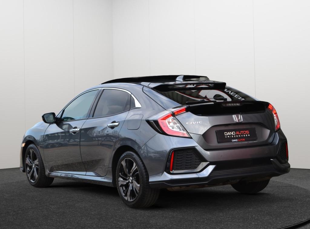 Honda Civic 1.5 V-TEC Prestige 183 PK Leer/Camera/Pano/LED, 4 cilinders, Leder, Bedrijf, Lichtsensor