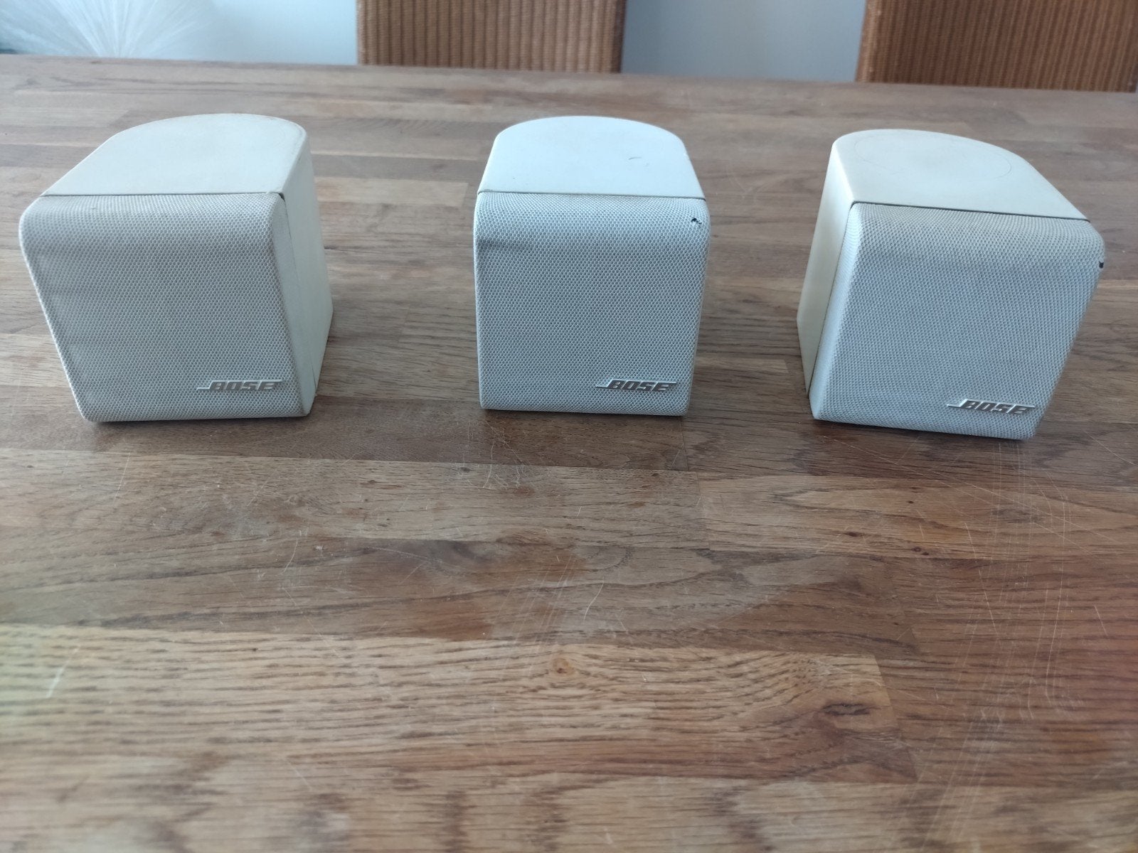 Bose Cube PA Professional 3S satellites speakers 3 stuks Wit, Audio, Tv en Foto, Luidsprekers, Gebruikt, Speakerset, Ophalen of Verzenden