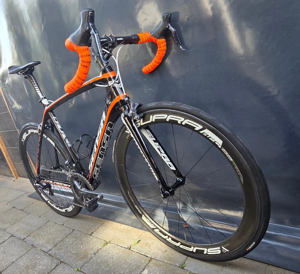 ZGAN Sensa Calabria 56cm Di2 Ultegra racefiets, Carbon, Zo goed als nieuw, Meer dan 20 versnellingen, 53 tot 57 cm