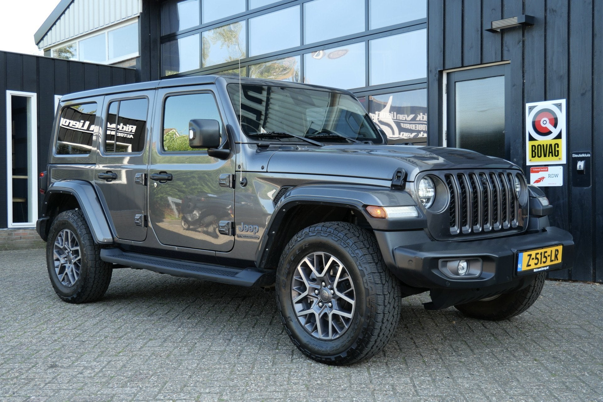 Jeep Wrangler Unlimited 4xe 380 80th Anniversary | LED | Cam, Auto's, Jeep, 4 cilinders, Cabriolet, 2248 kg, Bedrijf