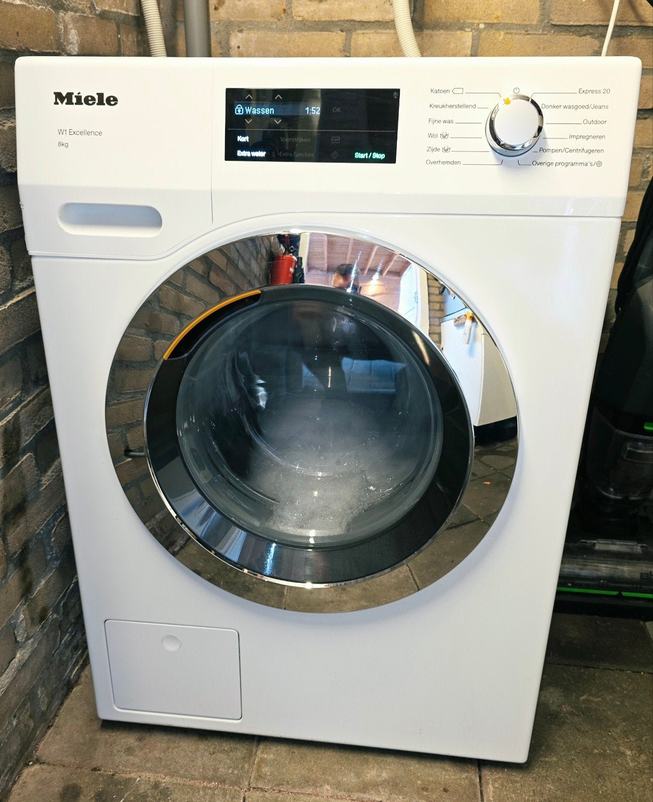Miele SoftCare 8kg 1600 toeren W1 wasmachine A++, Ophalen, Minder dan 85 cm, 8 tot 10 kg, Voorlader