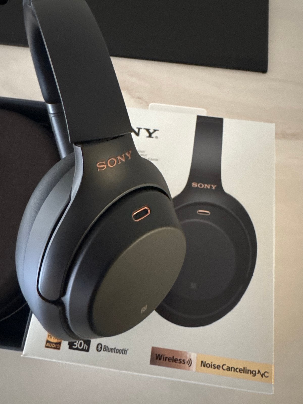 Sony WH-1000XM3 Draadloze Noise-Cancelling Hoofdtelefoon, Ophalen, Zo goed als nieuw, Sony, Draadloos