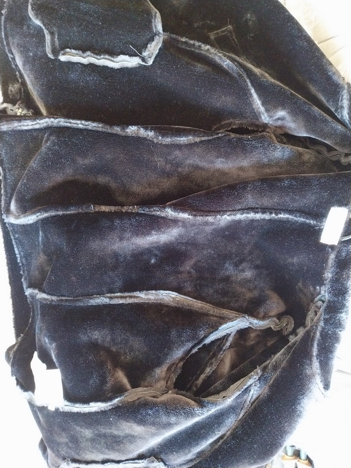Leder look jas, Ophalen of Verzenden, Zo goed als nieuw, Maat 56/58 (XL)