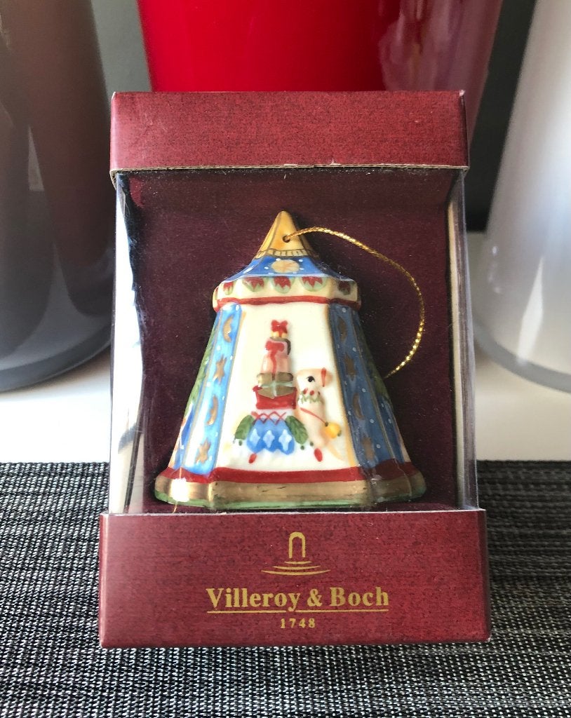 Villeroy & Boch Christmas Carousel bel ornament, Diversen, Ophalen of Verzenden, Nieuw