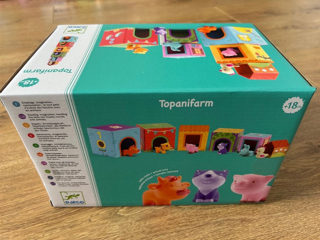 Djeco Topanifarm NIEUW, Ophalen of Verzenden, Nieuw, Overige typen