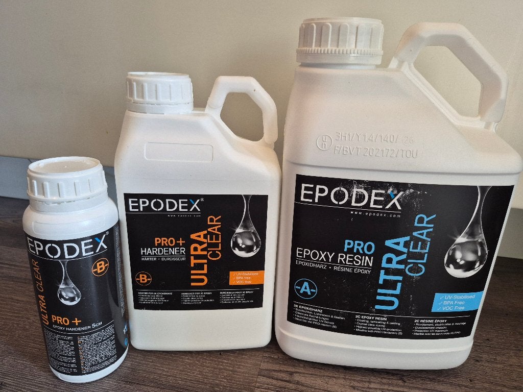 Epodex PRO+ Ultra Clear Epoxyhars - 7,5 kg (Nieuw), Ophalen, Deelbaar, Overige thema's, Nieuw