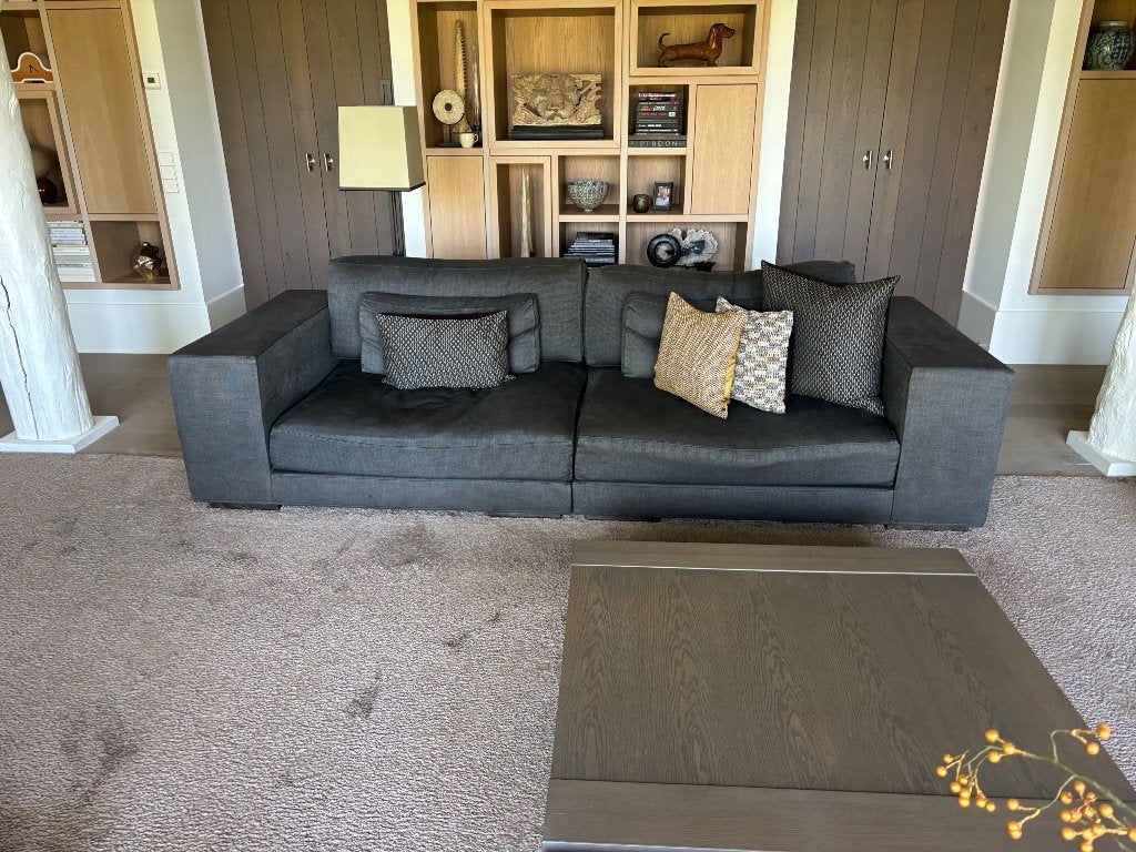 Bank, Ophalen, 250 tot 300 cm, Gebruikt, 100 tot 125 cm
