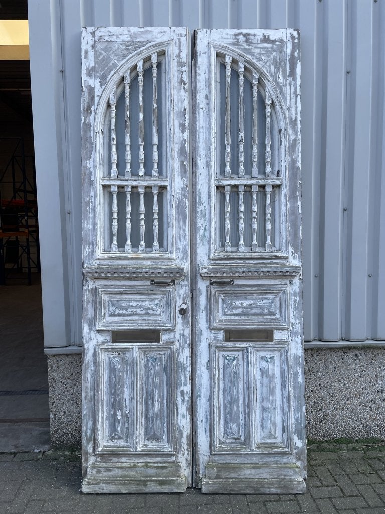 Prachtige massieve antieke dubbele voordeur, Doe-het-zelf en Verbouw, Deuren en Horren, Jurgen.hoogenboezem@gmail.com, Buitendeur