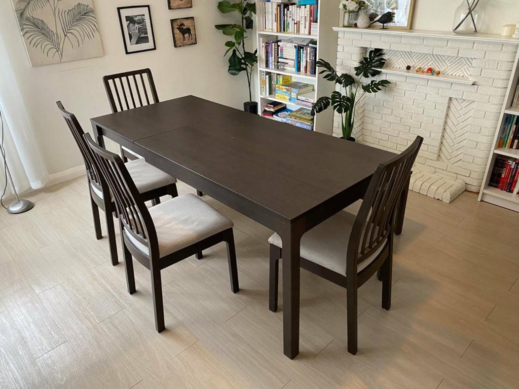 Tafel uitschuifbaar, Ophalen, Zo goed als nieuw, Rechthoekig, 50 tot 100 cm